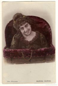 Fotografia antiga: Marina Gurina Belenguer (1882-1931) tiple y cupletista española, FOTO FIALDRO.